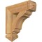 Ekena Millwork Olympic Arts & Crafts Rough Sawn Bracket, Western Red Cedar, 4"W x 16"D x 16"H BKT04X16X16OLY03RWR - alternate 1